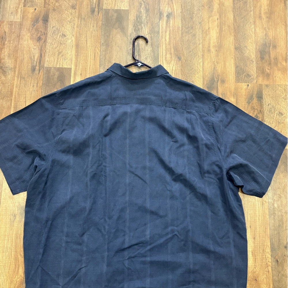 Tommy Bahama Blue Silk Button Down 3XL